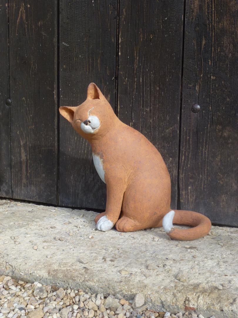 Figurine Chat roux